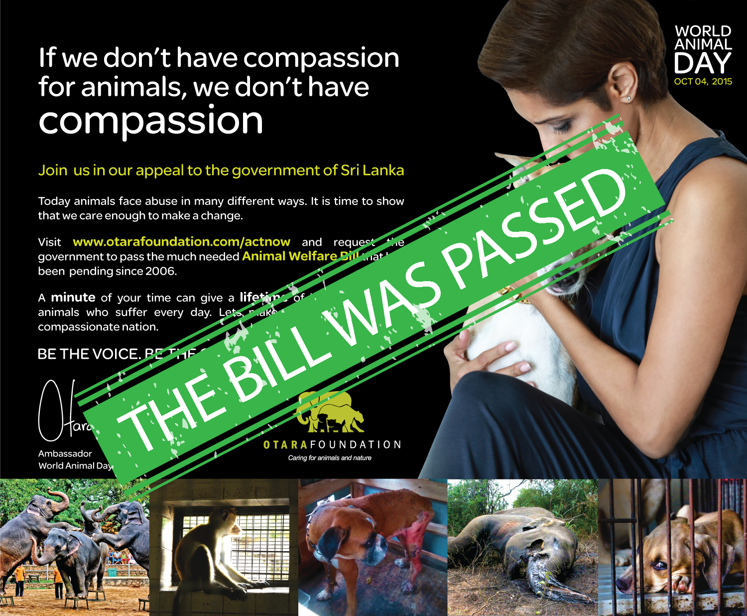 Let's get the Animal Welfare Bill enforced